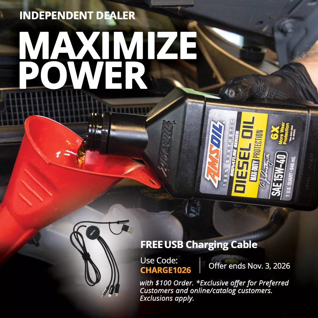 Amsoil Charger Promo