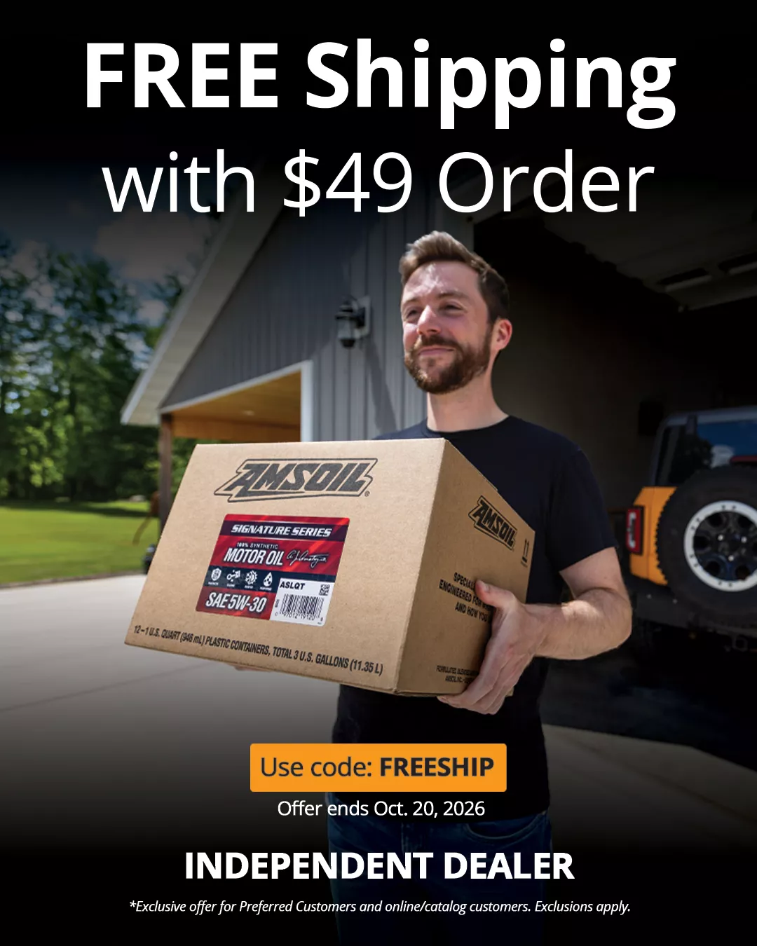 Amsoil Free Ship